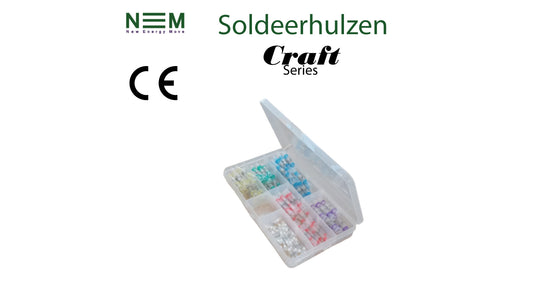 Soldeerhuls CRAFT Series box 100 stuks in 7 maten - N.E.M.
